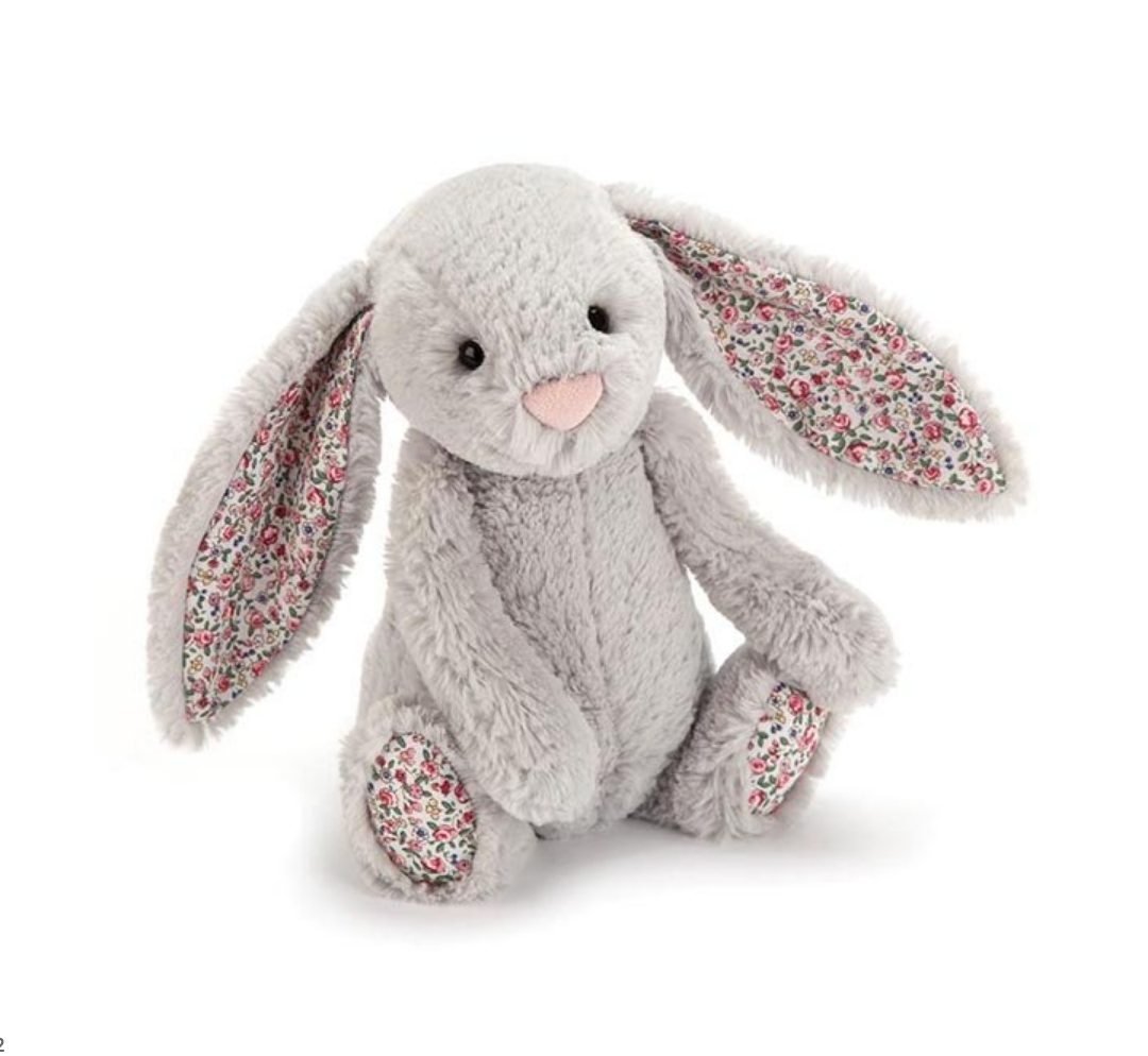 Blossom Bashful Silver Medium Bunny
